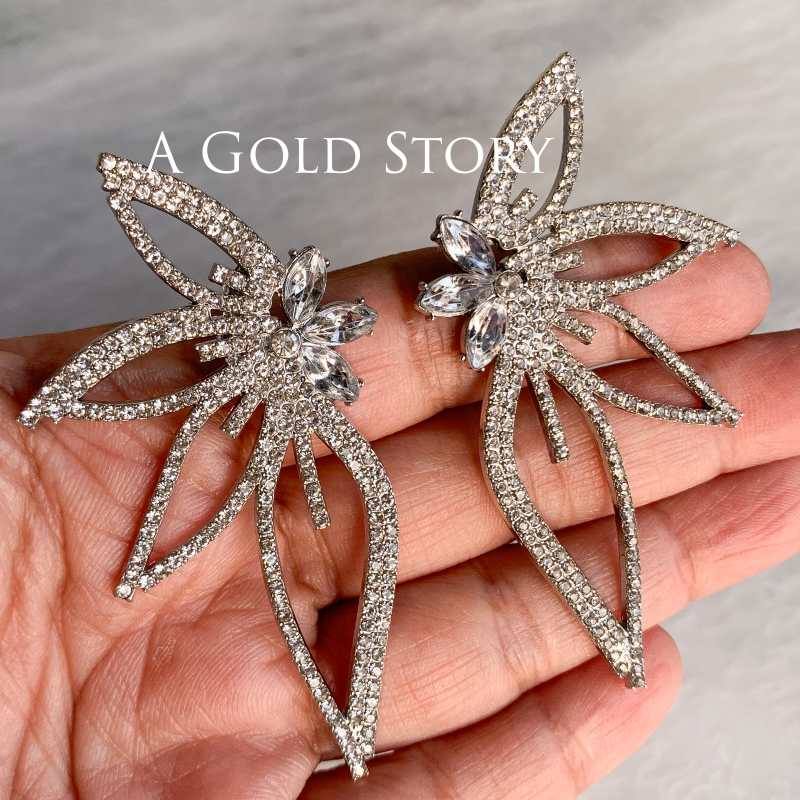 AZLEA EARRINGS SILVER SMALL