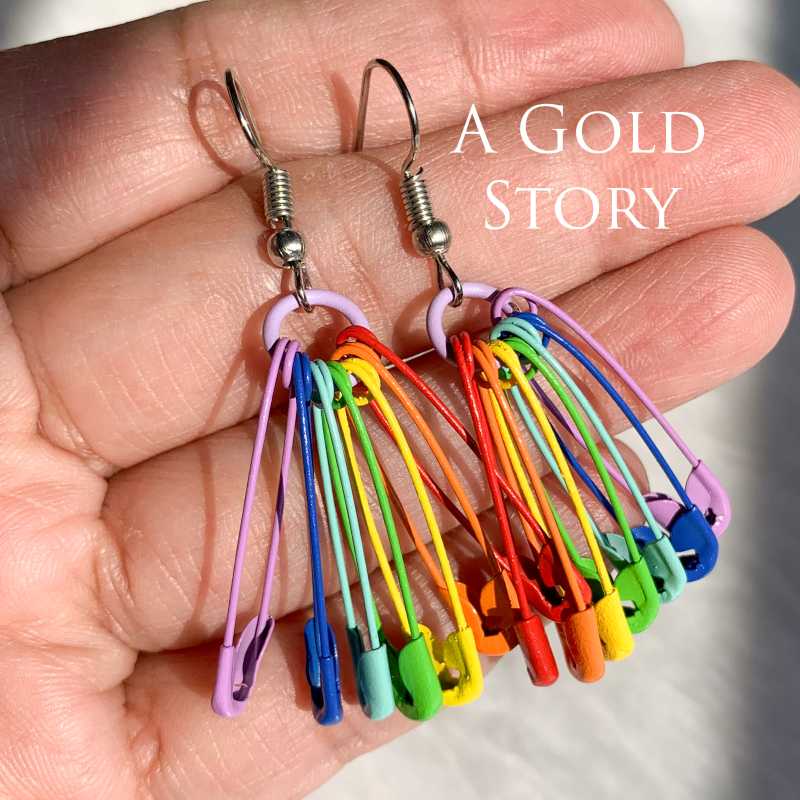 SAFETY PIN EARRINGS