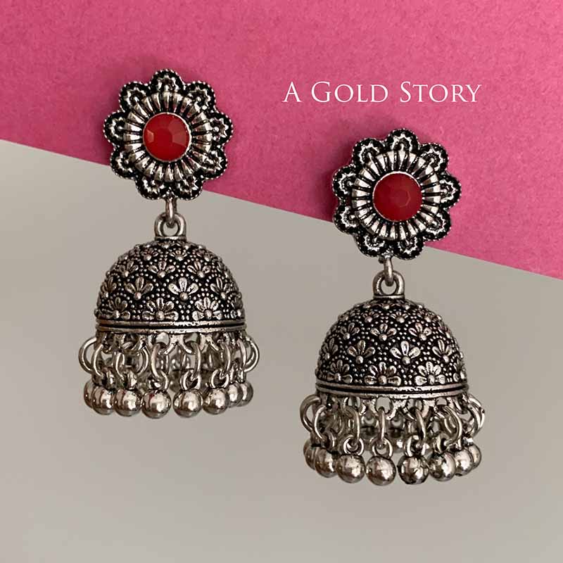 AZZA JHUMKAY RED