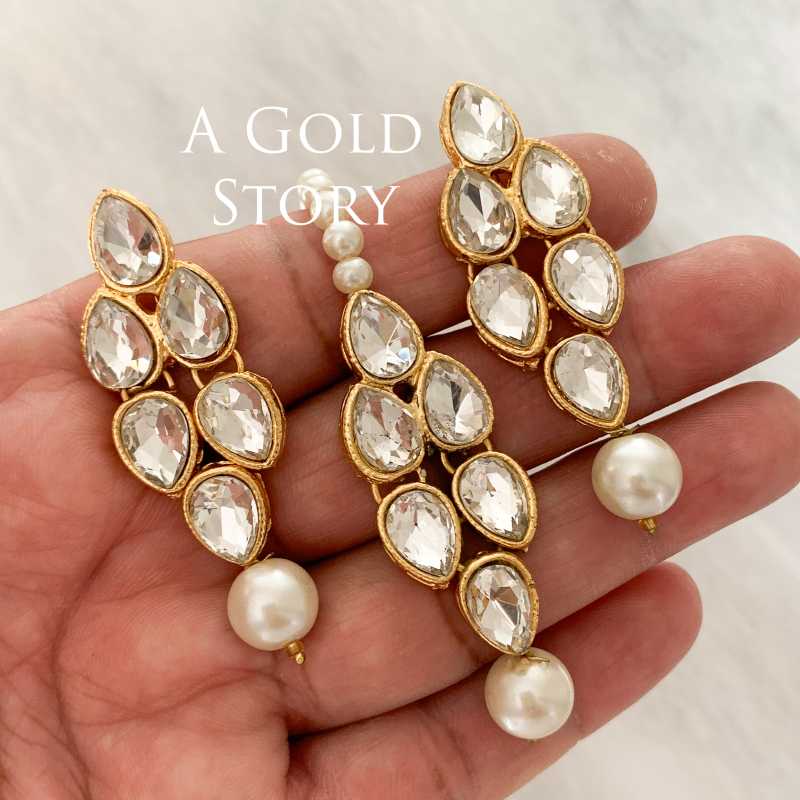 TARYAN NECKALCE SET PEARL
