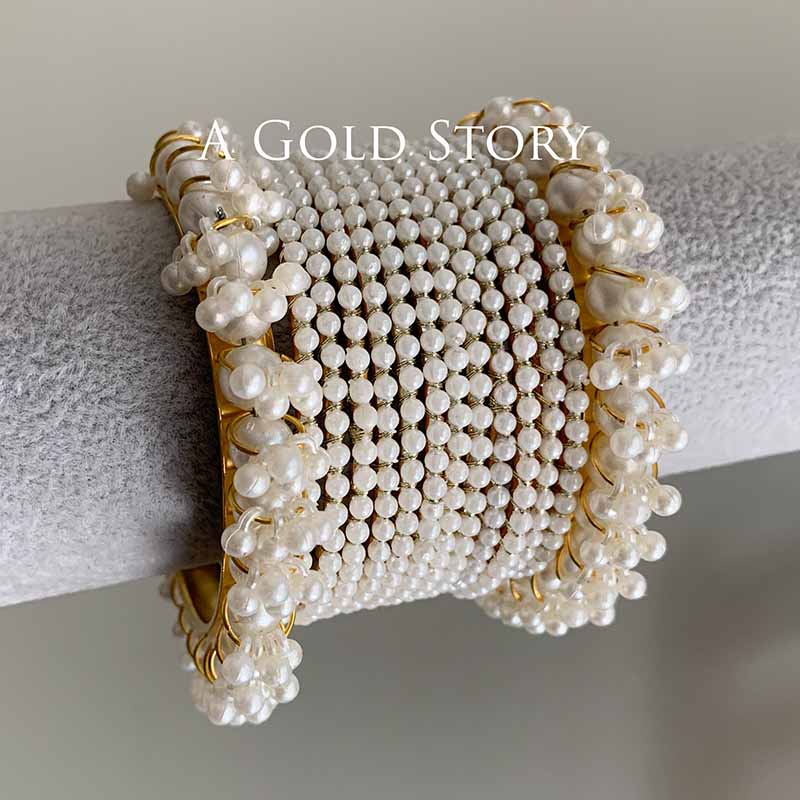 HANIA PEARL BANGLES SET