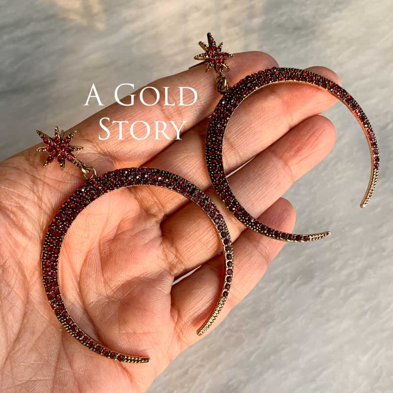 CHAAND EARRINGS RED