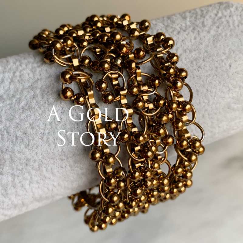 ABISHA BANGLES ANTIQUE GOLDEN