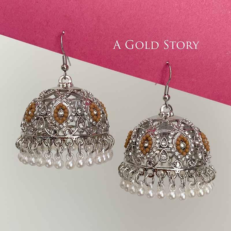 TANISHA JHUMKAY BEIGE