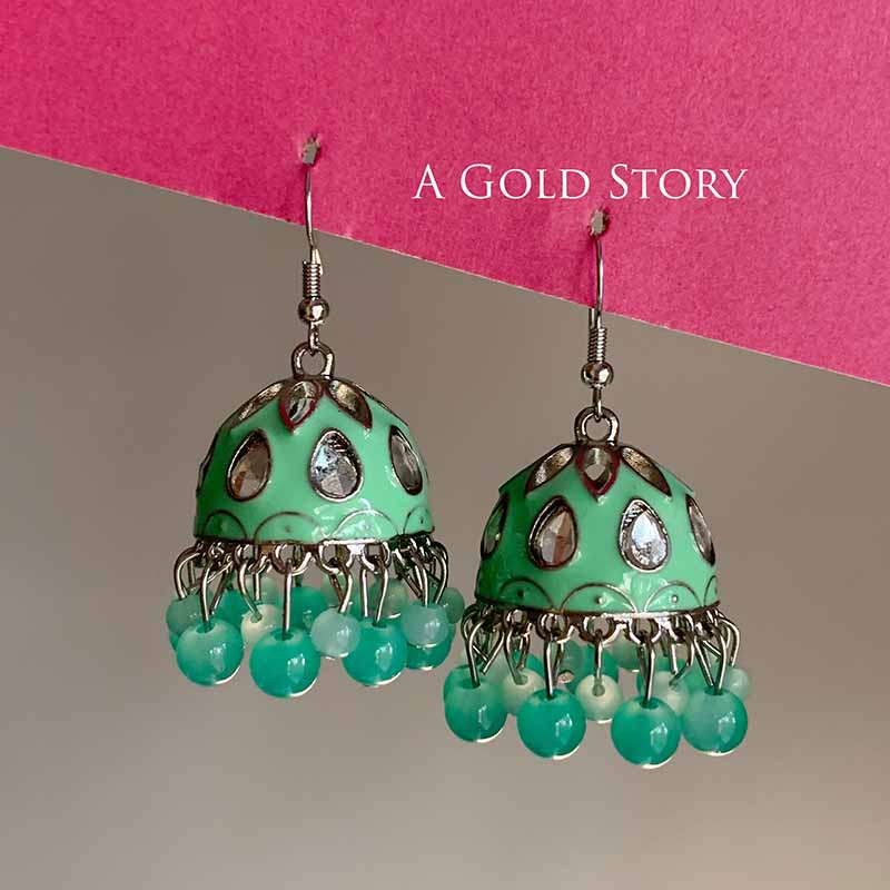 LINA JHUMKAY MINT GREEN