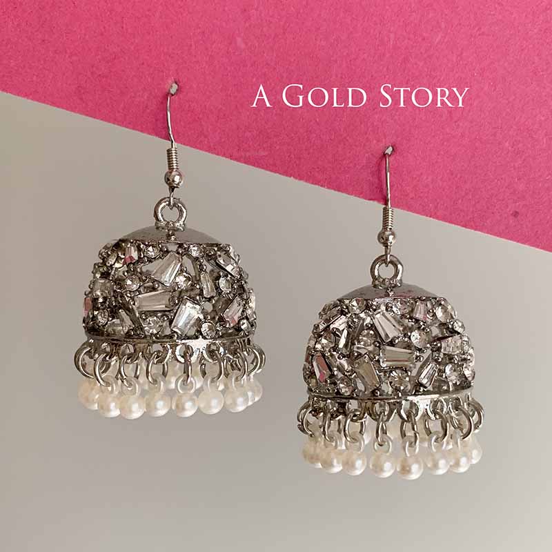 JUMANA JHUMKAY SILVER