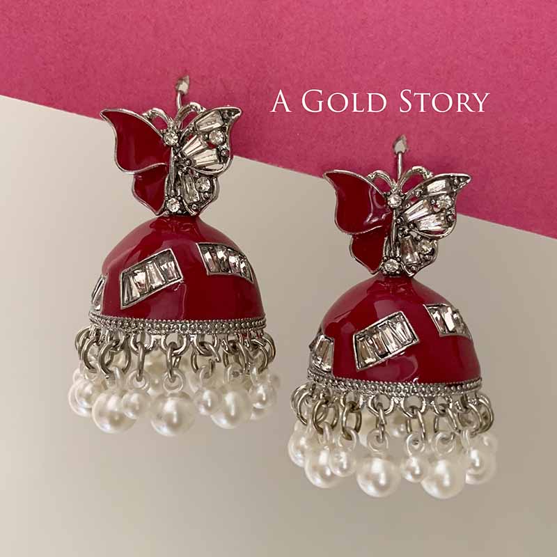 TITLI JHUMKAY MAROON
