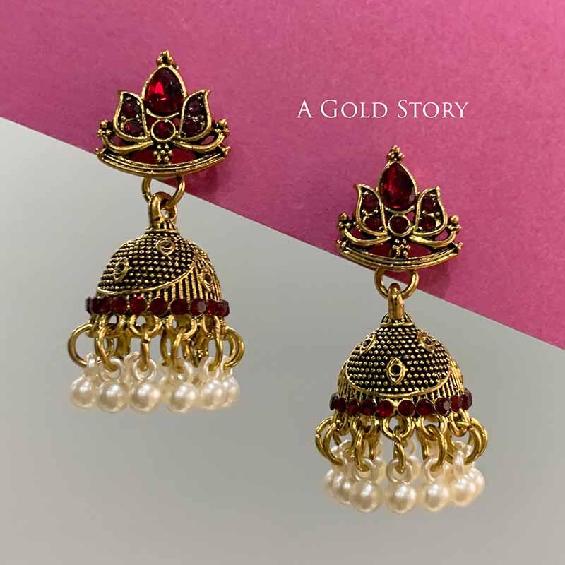 ANAYA JHUMKAY MAROON