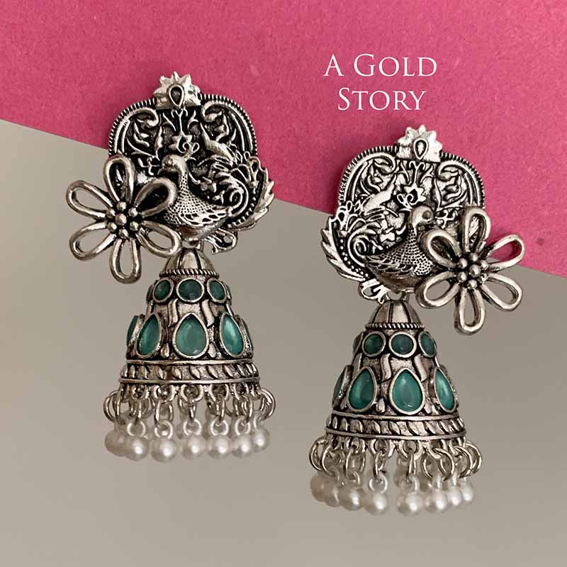 MAISA JHUMKAY MINT GREEN