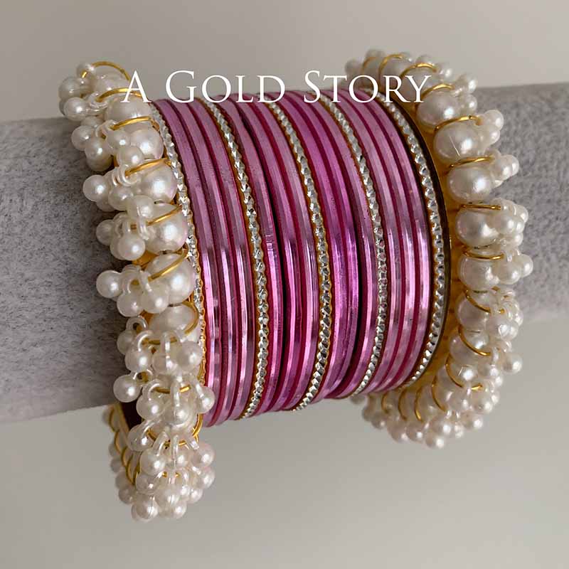 INAYA BANGLES SET PINK