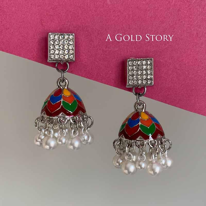 MAHIRA MEENAKARI JHUMKAY MULTICOLOR