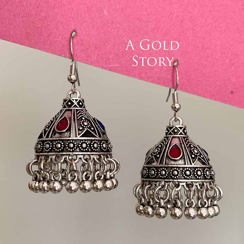 RUBAB JHUMKAY SILVER