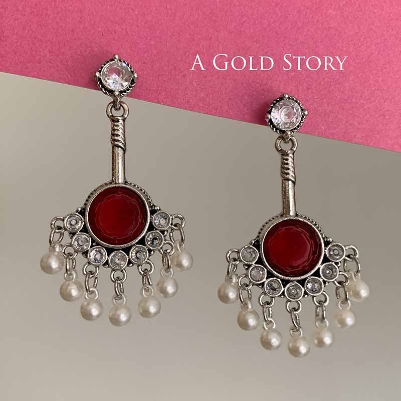 AMIRA EARRINGS RED