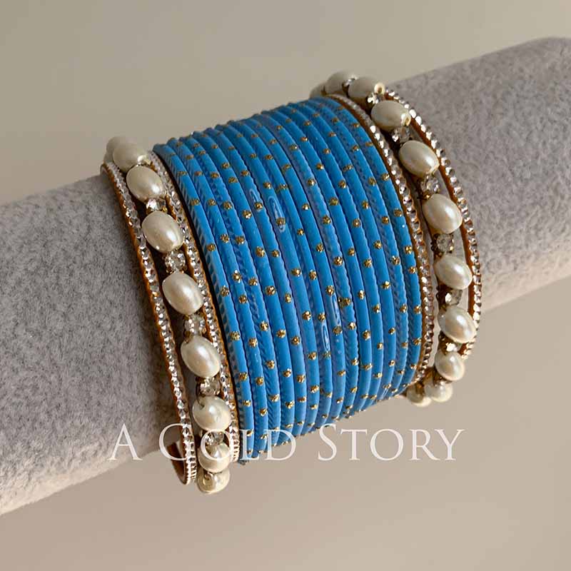 ANABIA BANGLES SET FEROZI