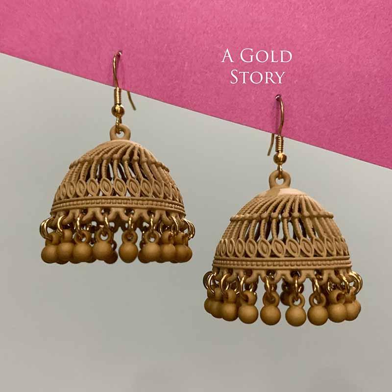 SUNAINA JHUMKAY BEIGE