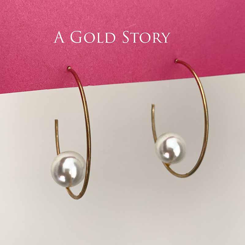 DANA EARRINGS PEARL