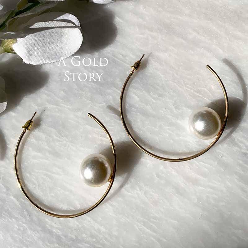 DANA EARRINGS PEARL