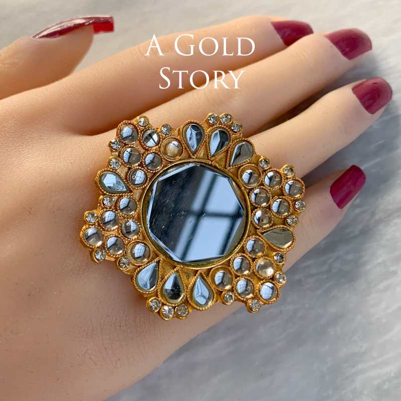 ARESHA KUNDAN RING