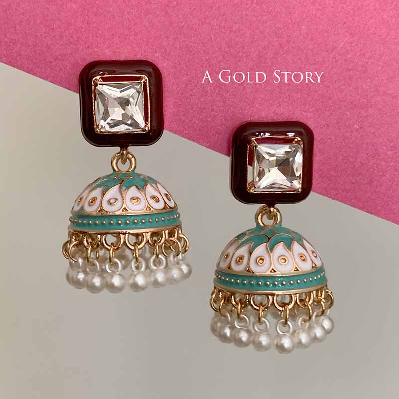 JANAN JHUMKAY MINT GREEN