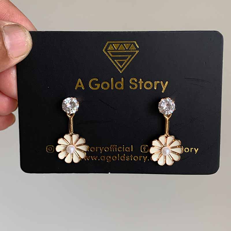 TABEER EARRINGS WHITE