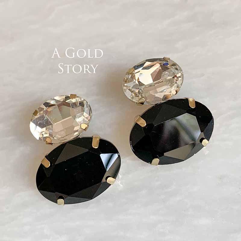 ALINA EARRINGS BLACK