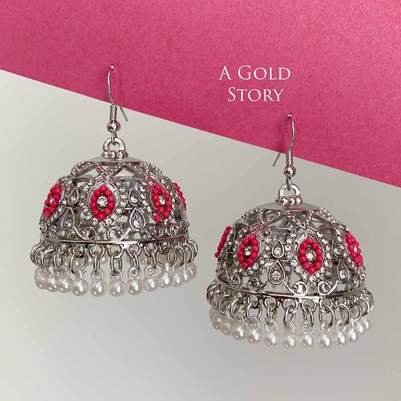 TANISHA JHUMKAY MAGENTA