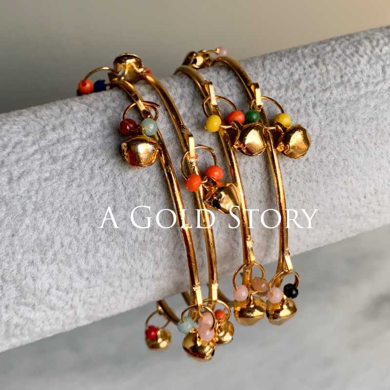 AFREEN KASHMIRI BANGLES GOLDEN