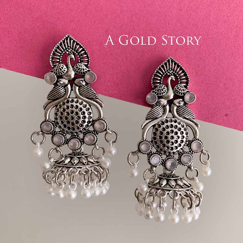 ALMAS EARRINGS PINK