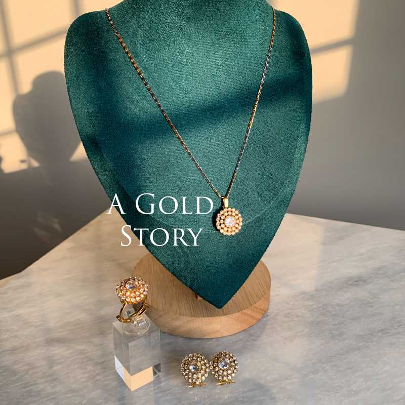 ALHINA PENDANT SET WHITE