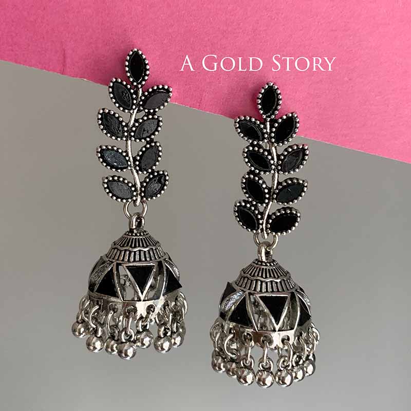 MAYSOON JHUMKAY BLACK