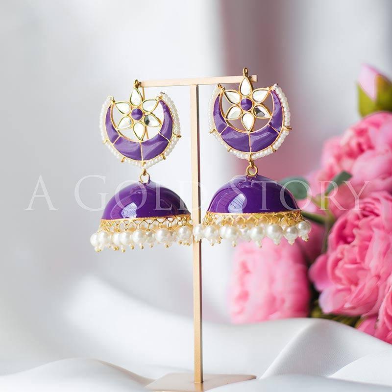 CHANDA JHUMKAY & TIKKA PURPLE - A GOLD STORY