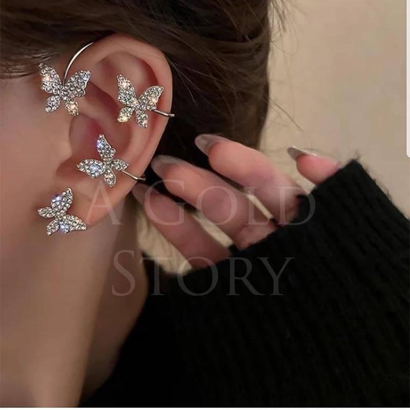 FLY HIGH EARCUFF SILVER - A GOLD STORY