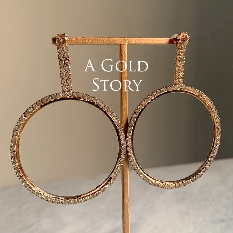 MAYA EARRINGS CHAMPAGNE