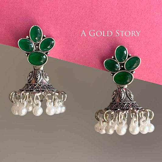 INTISAR CUTE JHUMKIS GREEN