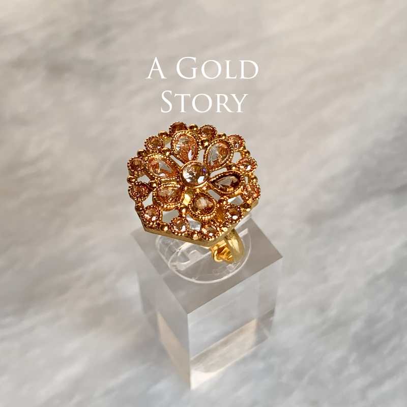 AABASAH PENDANT SET CHAMPAGNE