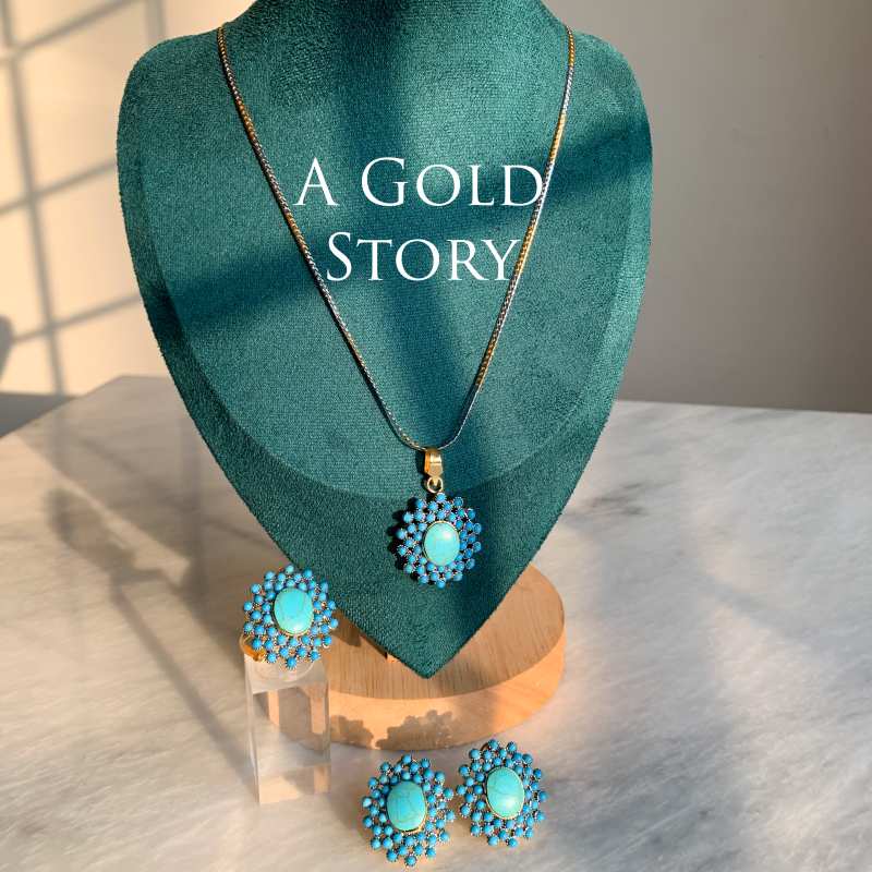 AARIFA PENDANT SET FEROZI