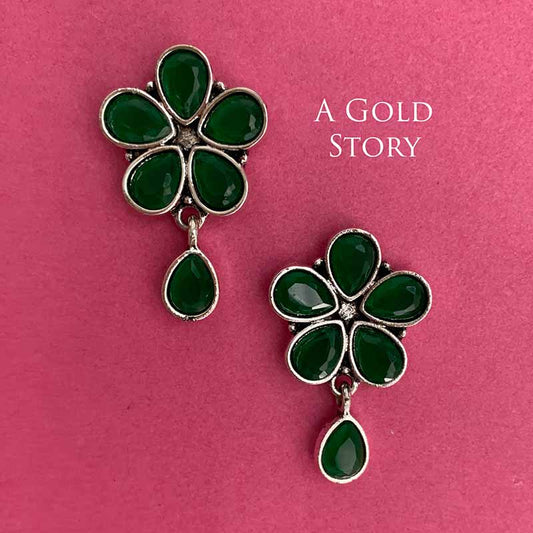 MAYSA EARRINGS GREEN