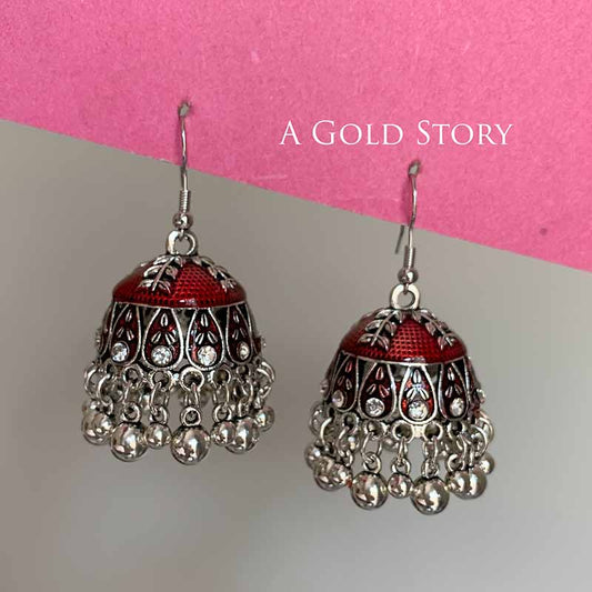 RANIYA JHUMKAY RED
