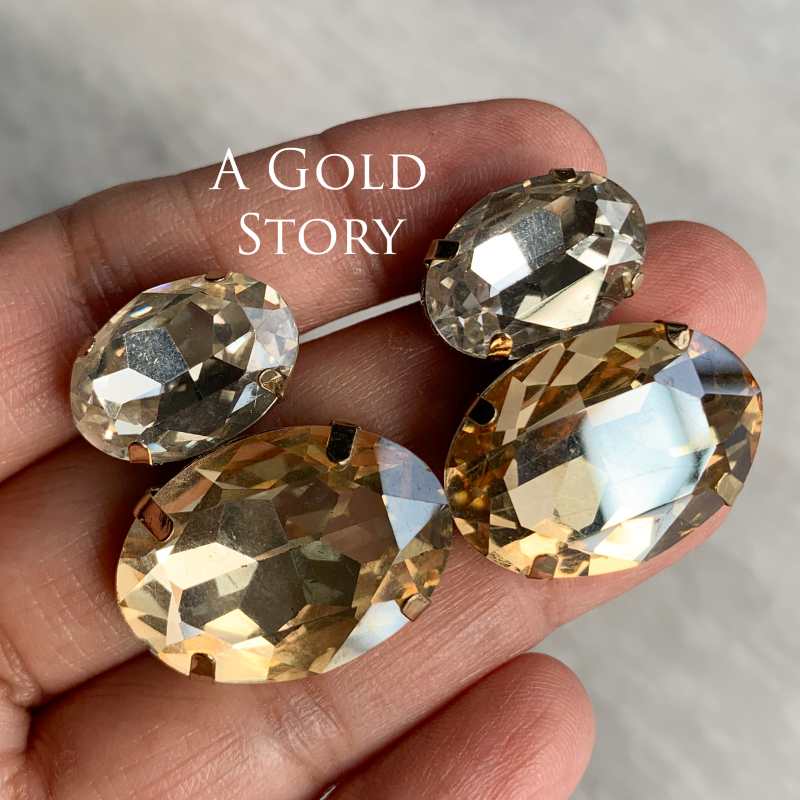 ALINA EARRINGS CHAMPAGNE