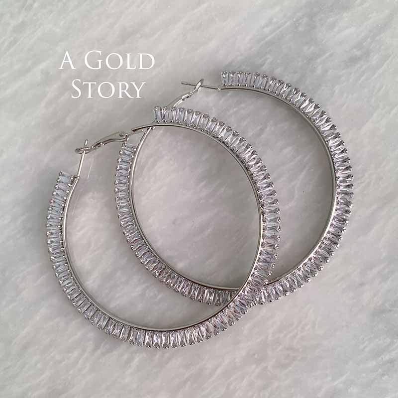 INAYA HOOPS SILVER