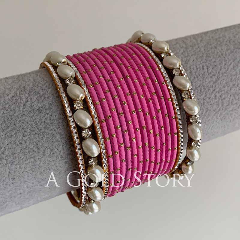 ANABIA BANGLES SET PINK