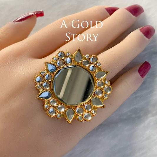 AAZMIN KUNDAN RING