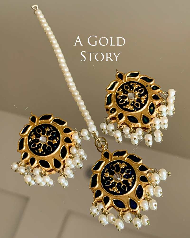 AMAYA MEENAKARI EARSUDS BLUE