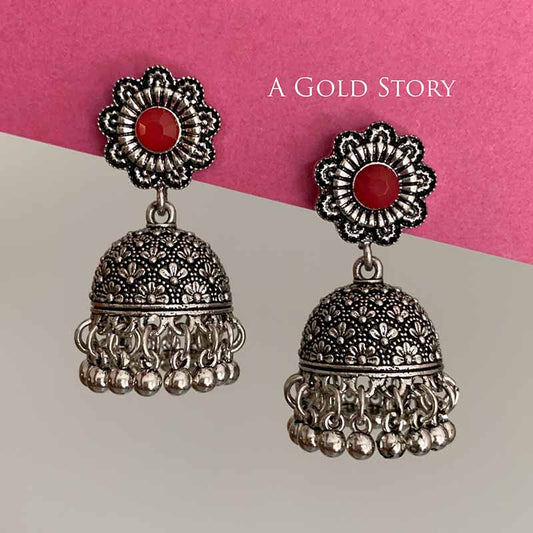 AZZA JHUMKAY RED
