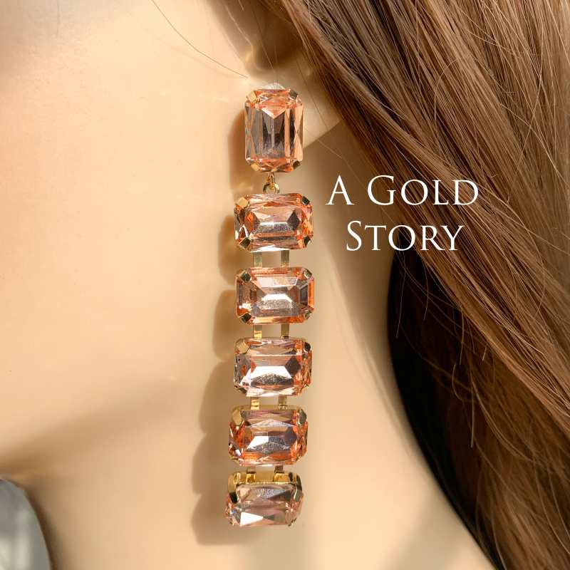HADIA SHOWER EARRINGS PINK