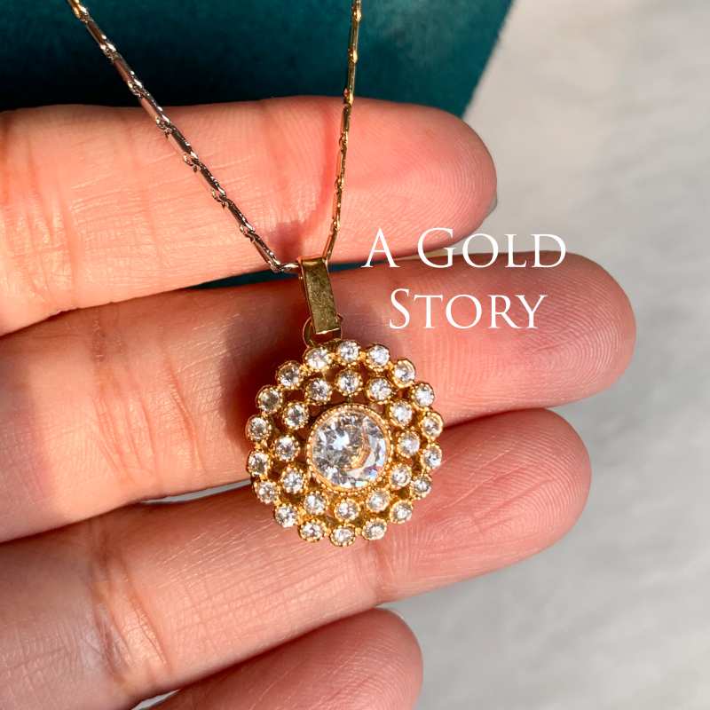 ALHINA PENDANT SET WHITE