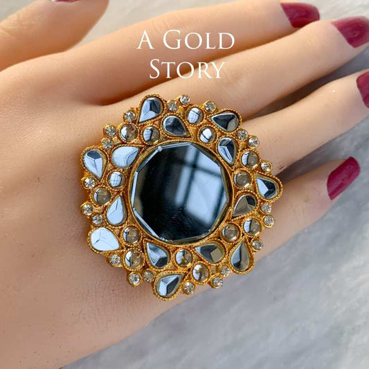 ALHENA KUNDAN RING
