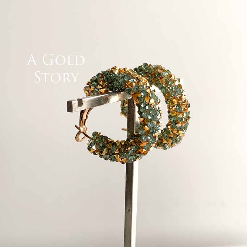 SELENE HOOPS SEA GREEN