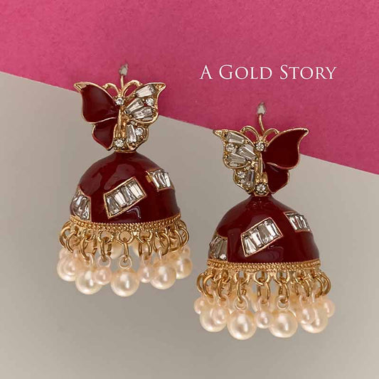 TITLI JHUMKAY MAROON