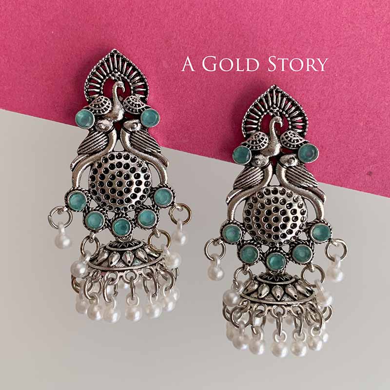 ALMAS EARRINGS MINT GREEN